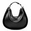 100% Genuine Leather Crescent Hobo Bag