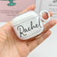 Custom AirPods Case with Name Personalized Clear AirPods Cover