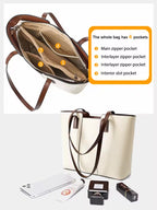 100% Genuine Leather Tote Bag