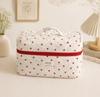 Quilted Heart Cosmetic Bag