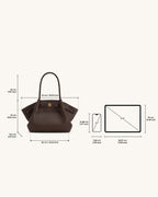 JW PEİ Hana Medium Tote Bag-Dark Brown