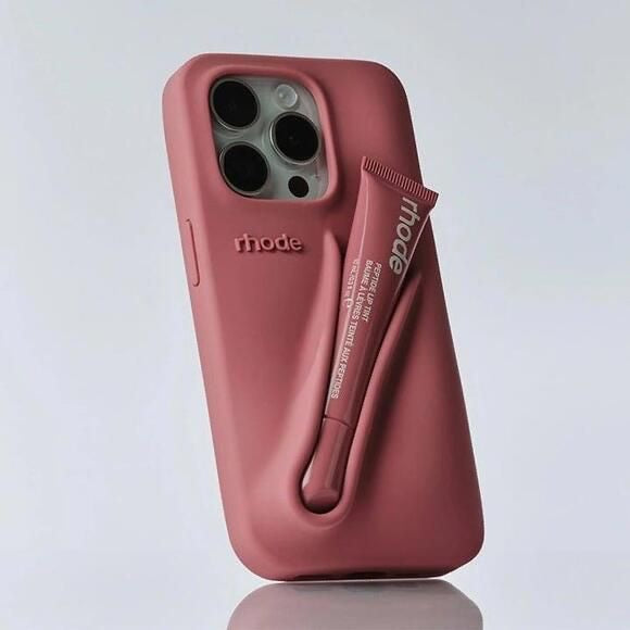 Rhode Phone Case with Matching Rhode Lip Gloss & Official Rhode Box