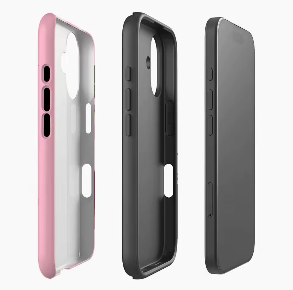 Cherries on Pink Stripes IPhone17 Must-Haves Secondary image