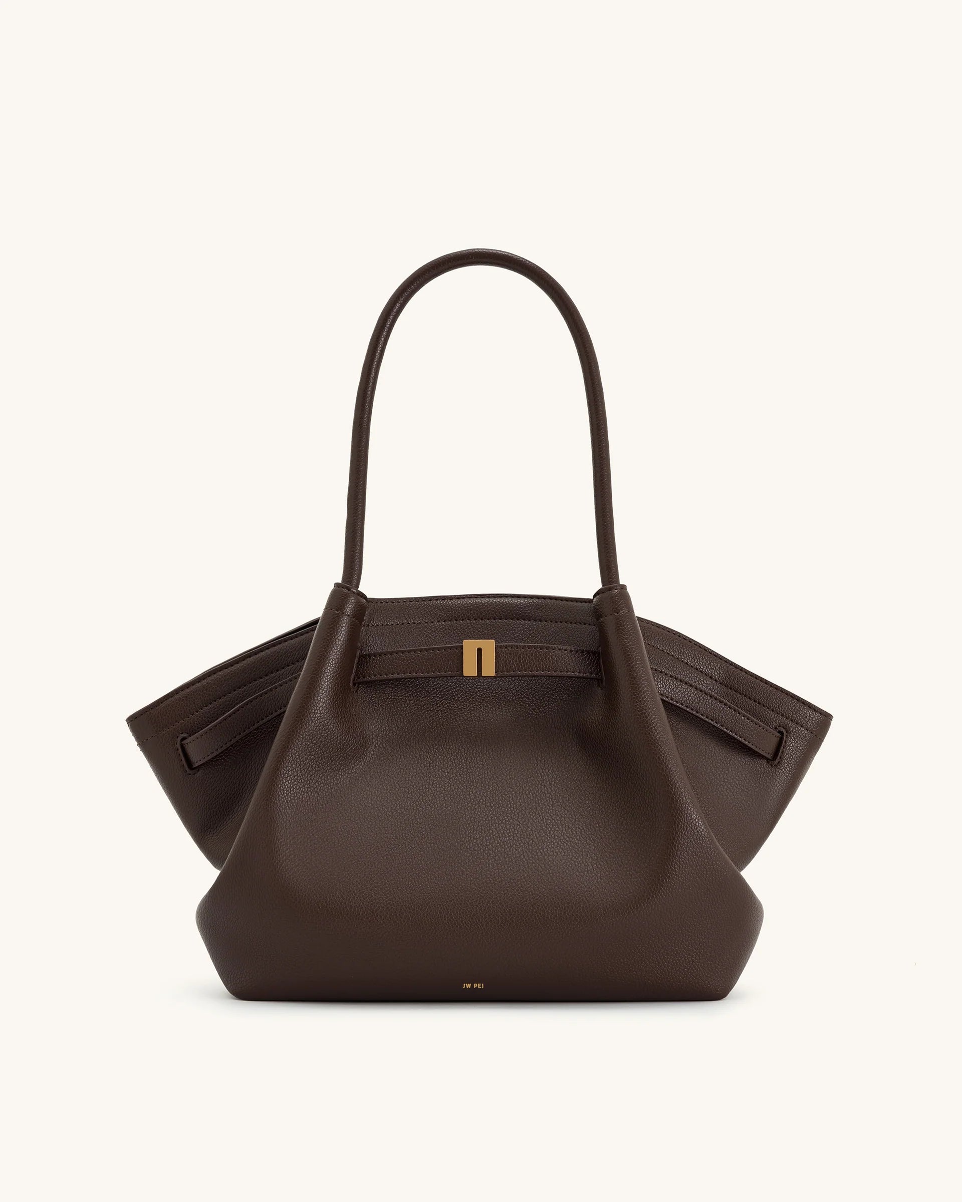 JW PEİ Hana Medium Tote Bag-Dark Brown