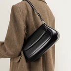 Premium Genuine Leather Baguette Bag Quiet Luxury Shoulder Purse