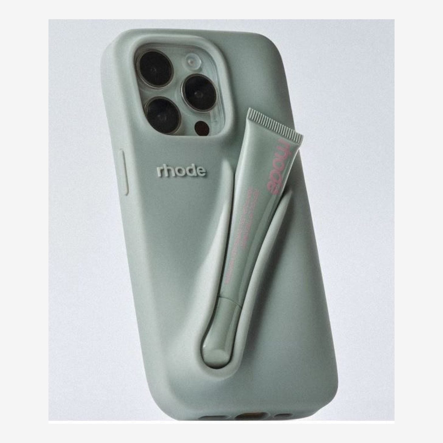 Rhode Phone Case with Matching Rhode Lip Gloss & Official Rhode Box