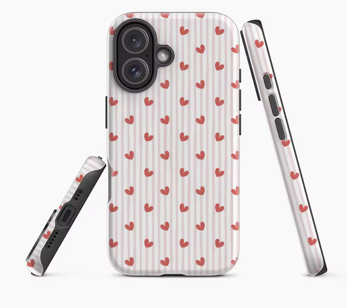 Heart Stripes IPhone17 Must-Haves Phone Case Main image