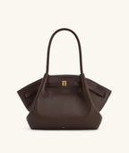 JW PEİ Hana Medium Tote Bag-Dark Brown