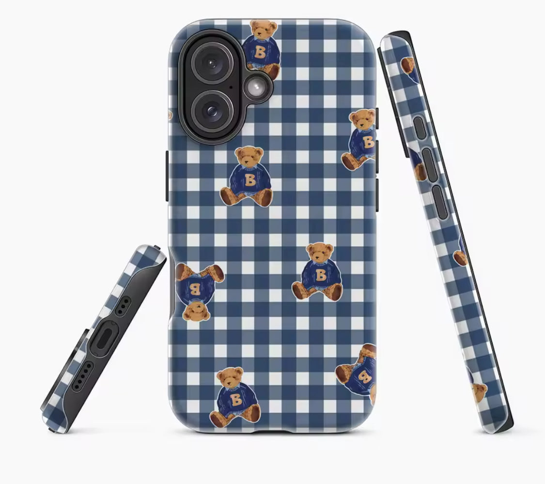 Plaid Teddy Charm IPhone17 Must-Haves Main image