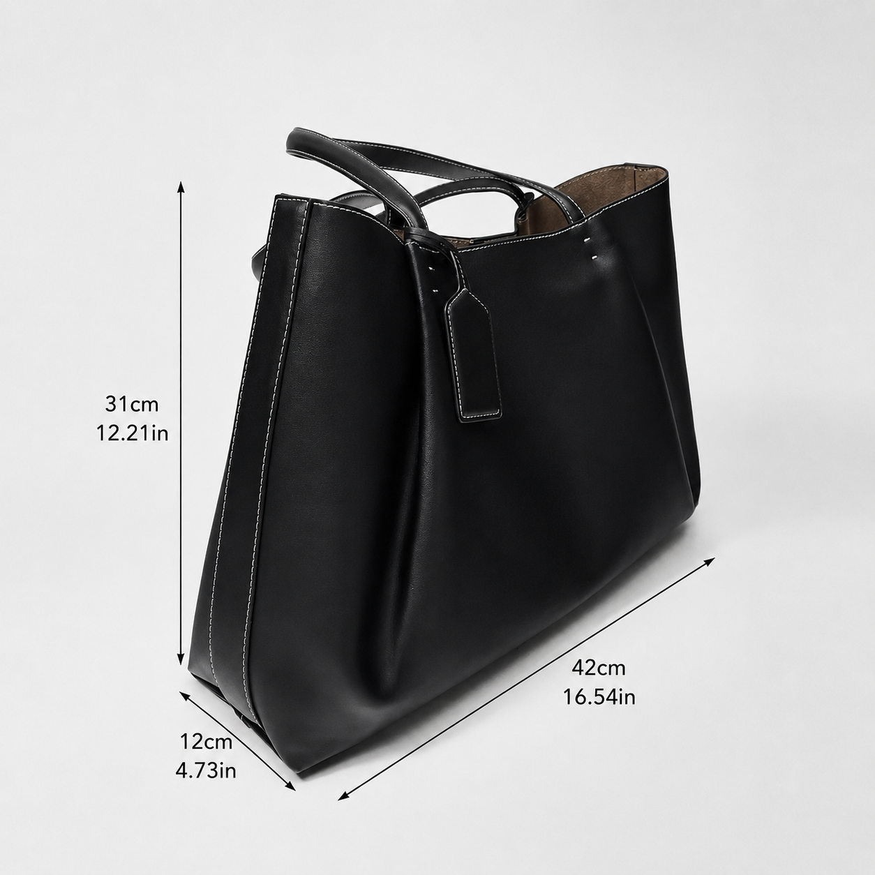 Large Black Tote Bag