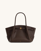 JW PEİ Hana Medium Tote Bag-Dark Brown
