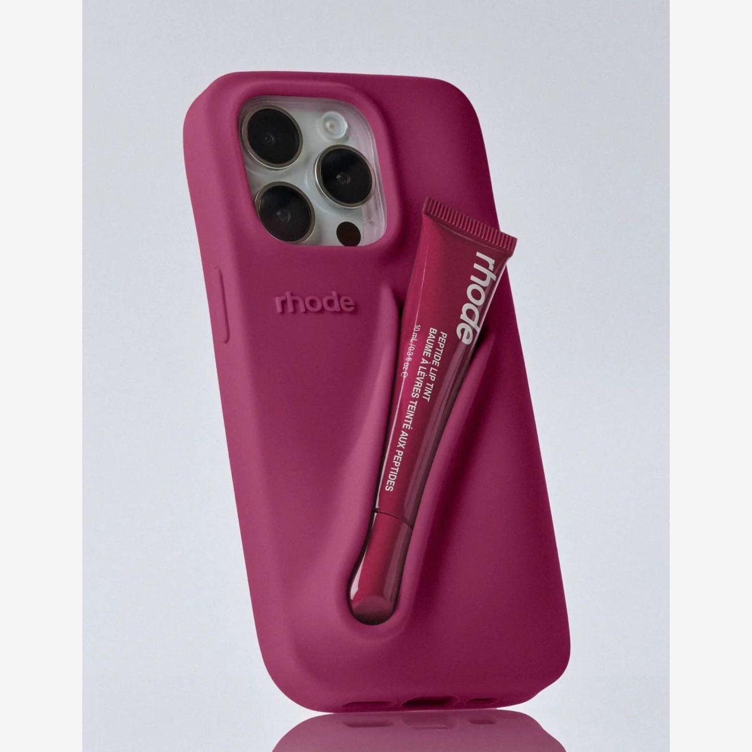 Rhode Phone Case with Matching Rhode Lip Gloss & Official Rhode Box