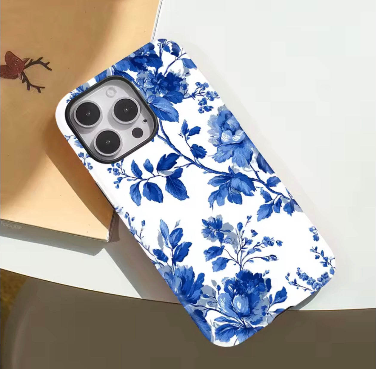Blue Porcelain Floral Phone Case