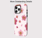 Cherry Blossom iPhone Case  Pink Floral Shockproof Cover