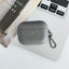 Custom Initial Leather AirPods Case Personalized Name Engraved Cover with Keychain
