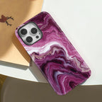 Pink Marble iPhone Case – Luxury Shockproof MagSafe Cover