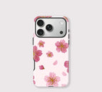 Cherry Blossom iPhone Case  Pink Floral Shockproof Cover