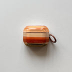 Sunset Gradient AirPods Case – Aesthetic Transparent Protective Cover
