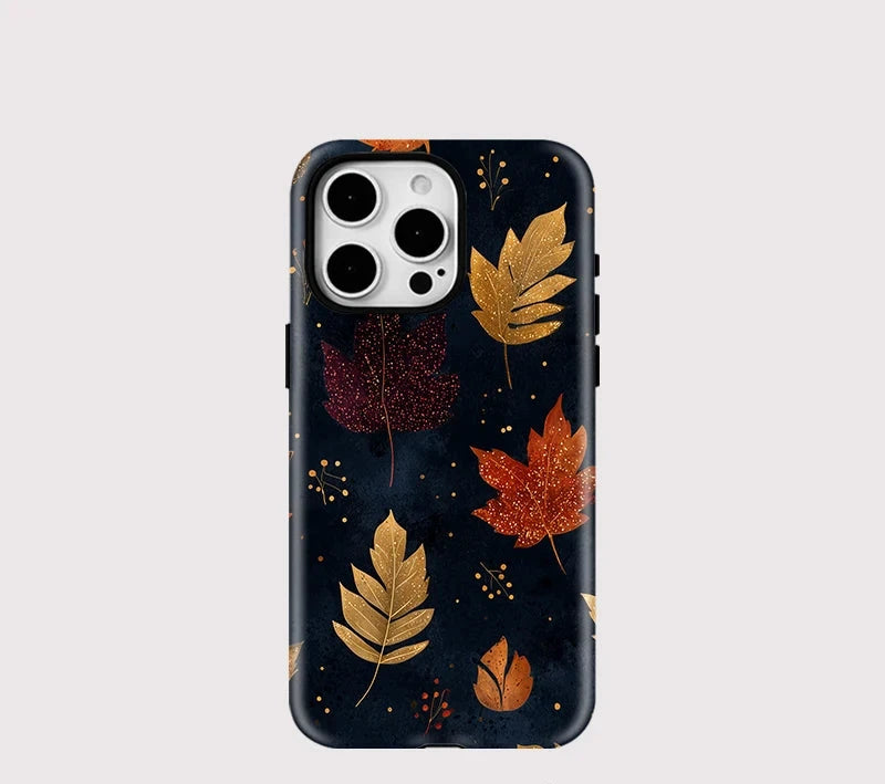 Autumn Leaves iPhone Case Shockproof Fall Aesthetic Cover