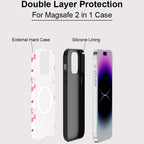 Cherry Bow iPhone Case – Coquette Shockproof MagSafe Cover