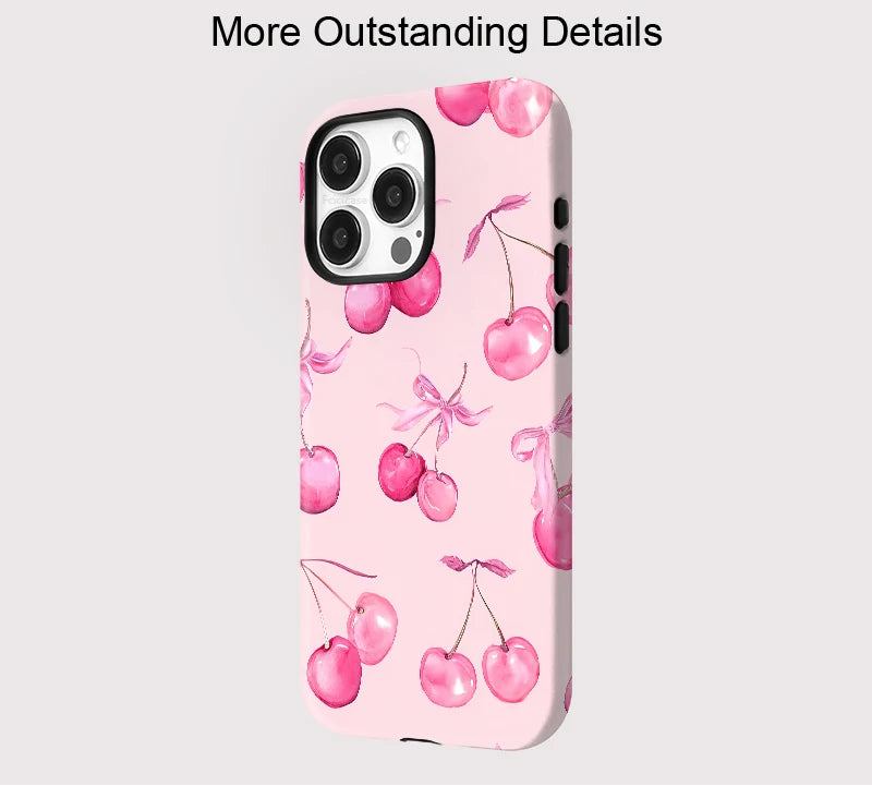 Cherry Pink iPhone Case – Cute Aesthetic Protective Phone Case