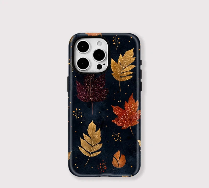 Autumn Leaves iPhone Case Shockproof Fall Aesthetic Cover