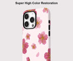 Cherry Blossom iPhone Case  Pink Floral Shockproof Cover