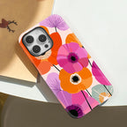 Colorful Floral iPhone Case – Shockproof Aesthetic Flower Cover
