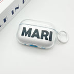 Custom AirPods Case with Name  Personalized Clear AirPods Cover