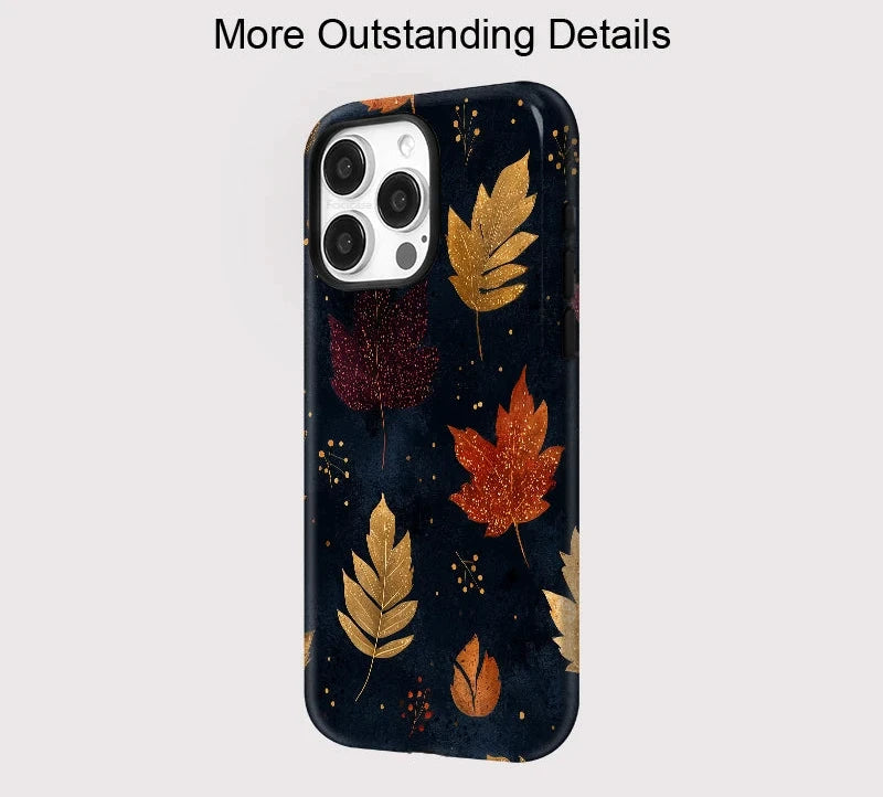 Autumn Leaves iPhone Case Shockproof Fall Aesthetic Cover