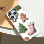 Cute Christmas iPhone Case – Gingerbread Shockproof MagSafe Cover