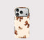 Beige Bow iPhone Case – Coquette Shockproof MagSafe Cover