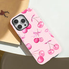 Cherry Pink iPhone Case – Cute Aesthetic Protective Phone Case