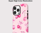 Cherry Pink iPhone Case – Cute Aesthetic Protective Phone Case