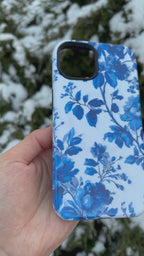 Blue Porcelain Floral Phone Case